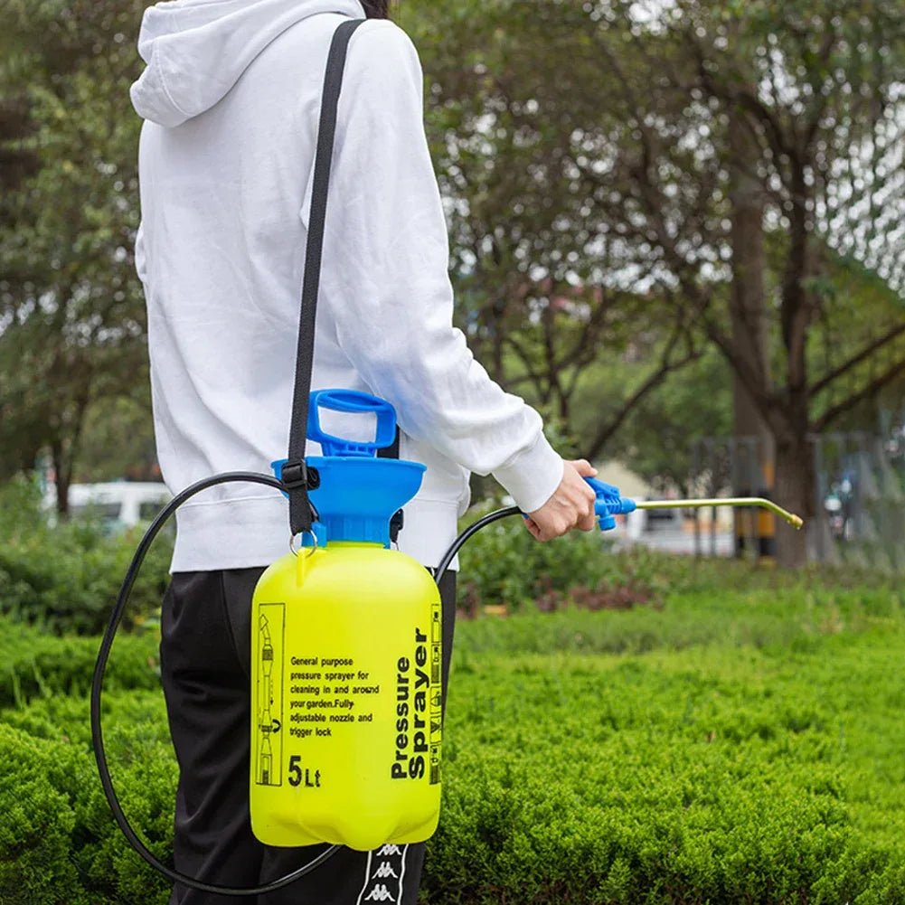 2/3/5L Garden Sprayer Water Pump Pressure Sprayer Adjustable Strap Plant Spray Bottle Lawn Agriculture Gardening Irrigation Tool