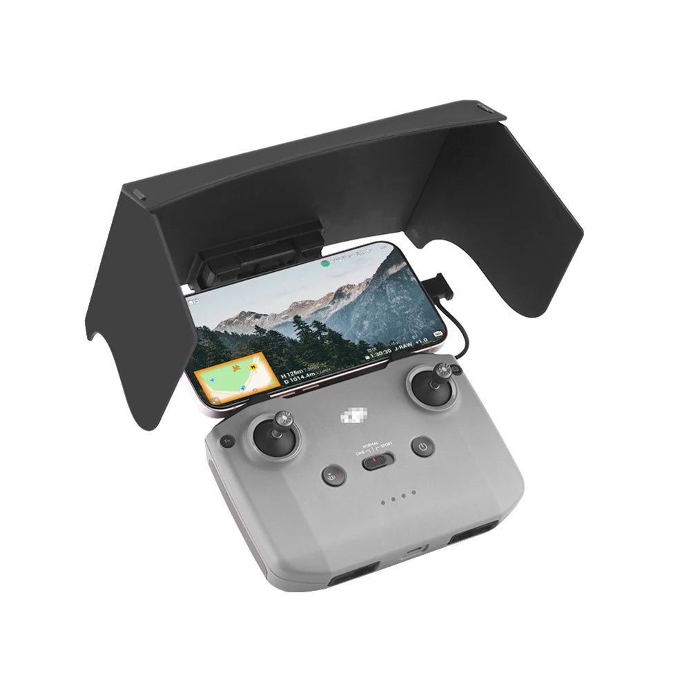 For DJI Mavic 3/Mini 2/Air 2/Air 2S/Mini 3 Pro RC-N1 Remote Controller Hood Sun Shade Mobile Phone Monitor Light Cover Drone