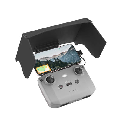 For DJI Mavic 3/Mini 2/Air 2/Air 2S/Mini 3 Pro RC-N1 Remote Controller Hood Sun Shade Mobile Phone Monitor Light Cover Drone