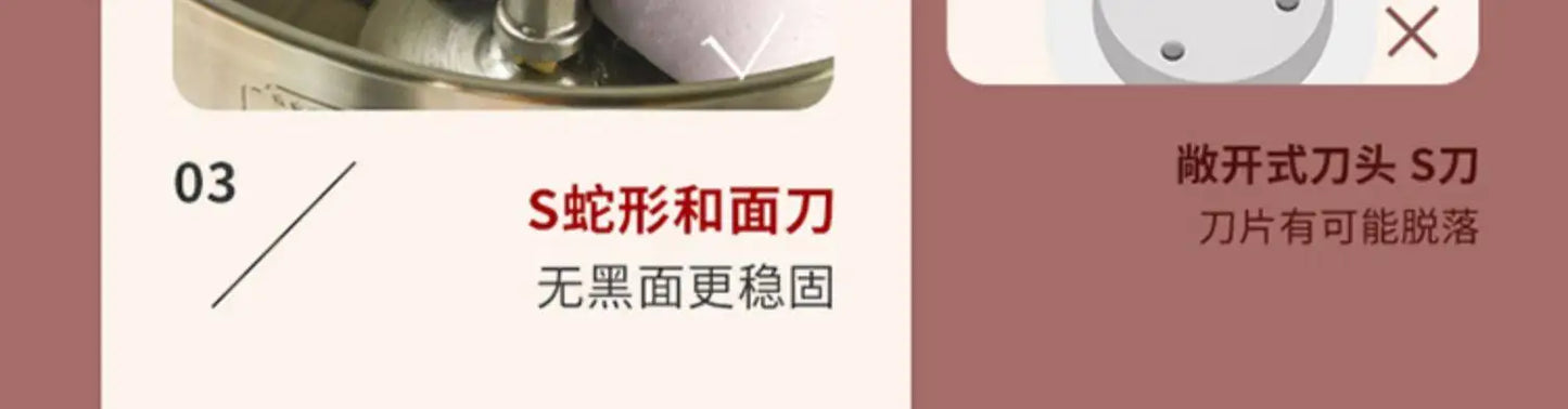 Compact Automatic Stand Mixer Dough Kneading Fermentation All-in-One Multifunctional Machine for Home