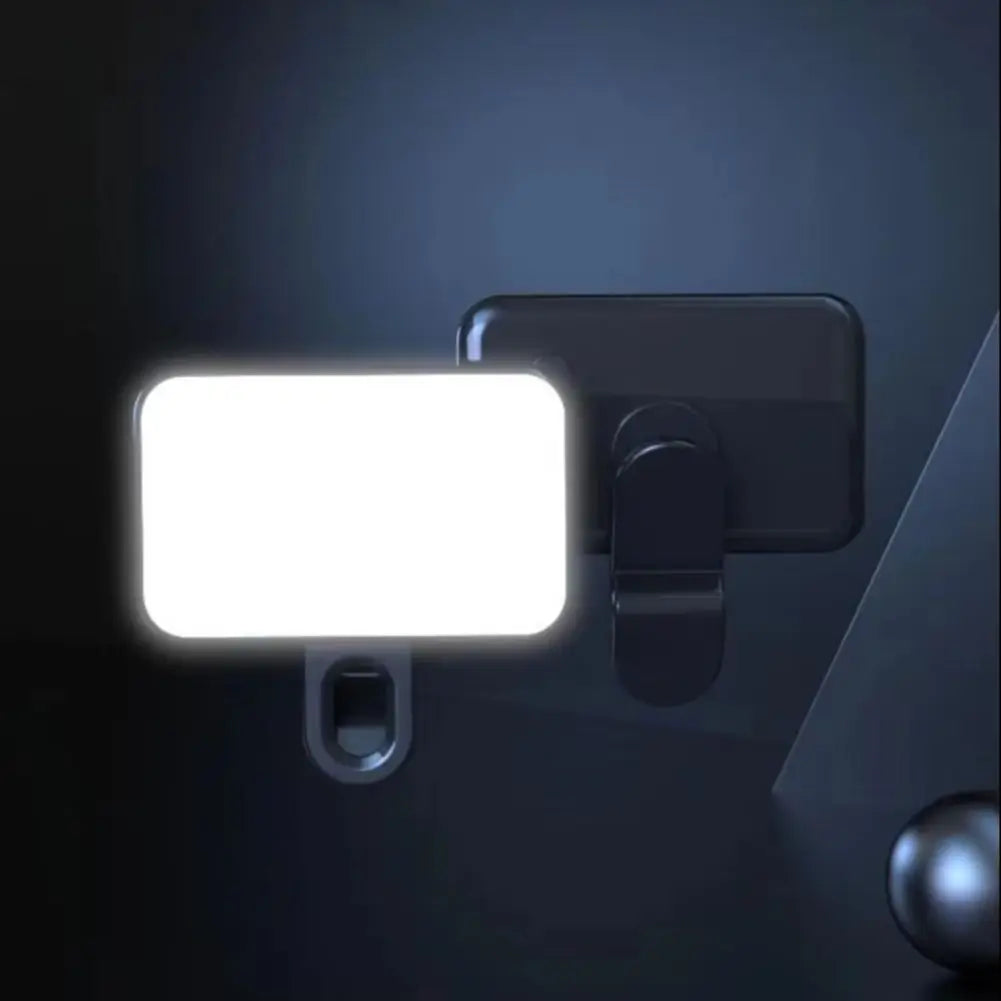Multi Functional Computer Conference Light LED Handheld Clip Fill Light Video Live Photography Three Colors Rechargeable