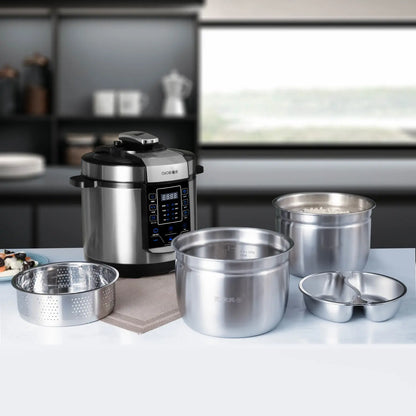 6L electric pressure cooker household large capacity 304 stainless steel intelligent pressure cooker multi-functional 220V