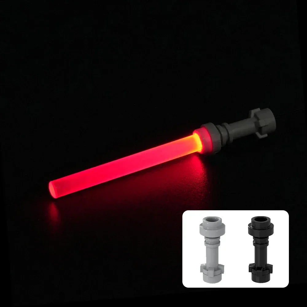 Famous Star Movies LED USB Glowing Light saber Building Block Weapon Accessories Toys Children Boy Educational Birthday Toys DIY