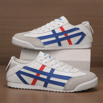 Кроссовки Мужские Men's Shoes Fashion Outdoor Casual Footwear Light Walking Flats Men's Sneakers Lace Up Flats Zapatillas Hombre