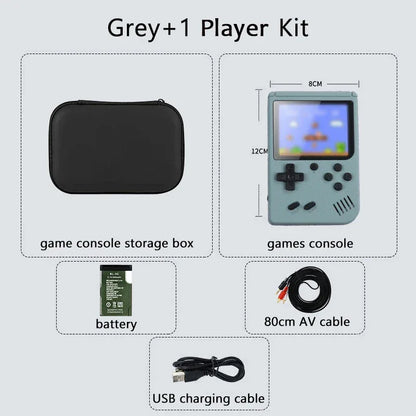 Built-in 400 FC Games with Portable Case 3.0 Inch LCD Screen Video Game Player Kids Boys Gift for Retro Handheld Game Console