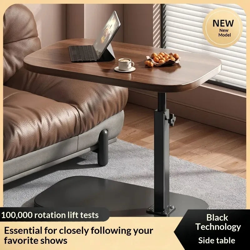 Adjustable Sofa Side Table Living Room Household Tea Table Small Coffee Table Bedroom Bedside Table Headboard Storage Rack