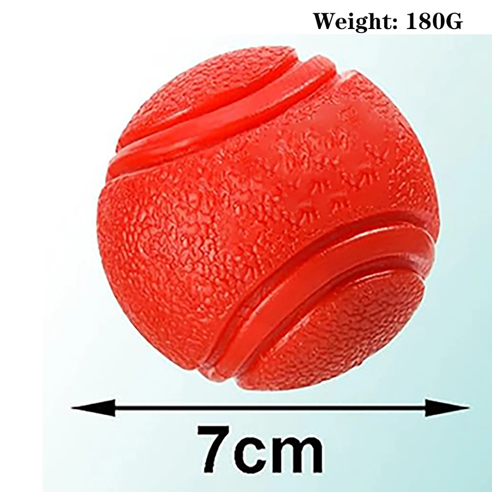 Pet Solid Elastic Toy Ball Cat/Dog Toy Ball 5/6/7CM Rubber Bite Resistant Dog Outdoor Training Tool Pet Teeth Cleaning Supplies