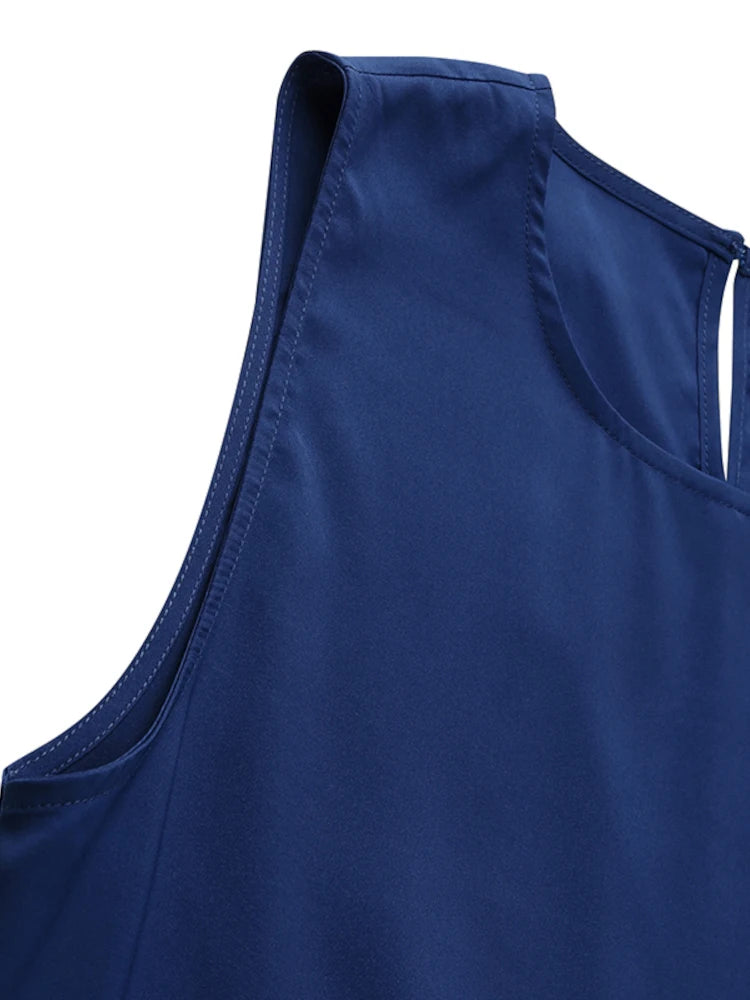2025 ZANZEA Women Summer Dresses Stylish Sleeveless Ruffles Hem Sundress Casual A-line Holiday Beach Vestido Elegant Party Dress