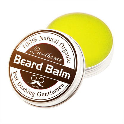 30g Beard Balm Conditioner Oil Improves Beard Softness Manageability Hair Growth Treatment Men Beard Wax Beauty Care