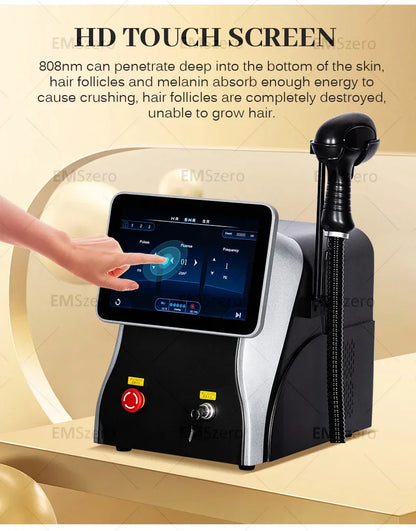 3500W Freezing Point Private Parts Body Face 808nm Diode Laser Hair Removal Machine Multifunction Permanent Painless Epilator