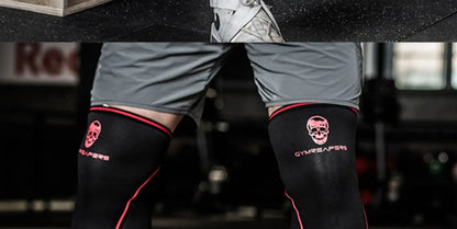 7mm Knee Pads Fitness Squatting Sports Protective Elasticity Hard Pulling Powerlifting Training Bodybuilding Knee Protector