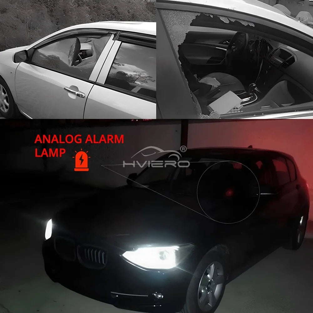 1Pcs Car Fake Security Light Solar Powered Simulated Dummy Alarm Wireless Warning Anti Theft Caution Lamp LED Flashing Imitation