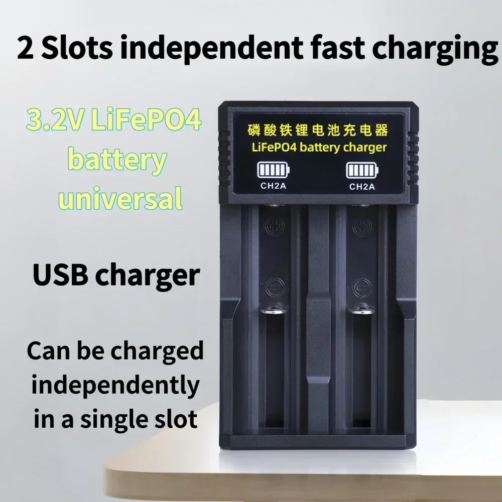 6PCS 10440 LiFePO4 Battery 3.2V 350mAh AAA Battery Charger for Electric toothbrush Electric mosquito swatter Loudspeaker Shaver