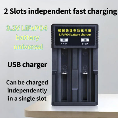6PCS 10440 LiFePO4 Battery 3.2V 350mAh AAA Battery Charger for Electric toothbrush Electric mosquito swatter Loudspeaker Shaver