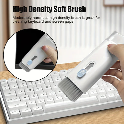 7-in-1 Wireless Earphone Cleaning Pen, Earbud Cleaning Pen, Keyboard Cleaning Brush, Laptop Screen, Keyboard, and Earphone Cleaning Kit, Multifunctional Cleaning Tool, Cleaning Set