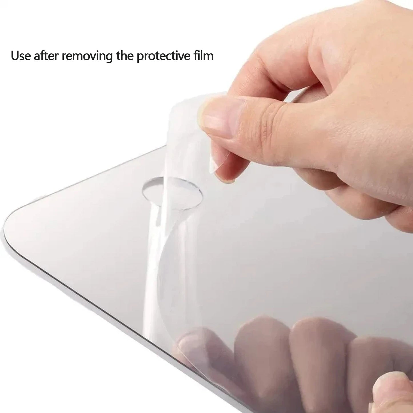 Acrylic Anti Fog Mirror With Wall Suction Shower Mirror For Man Shaving Women Makeup Portable Travel Bathroom Accessories