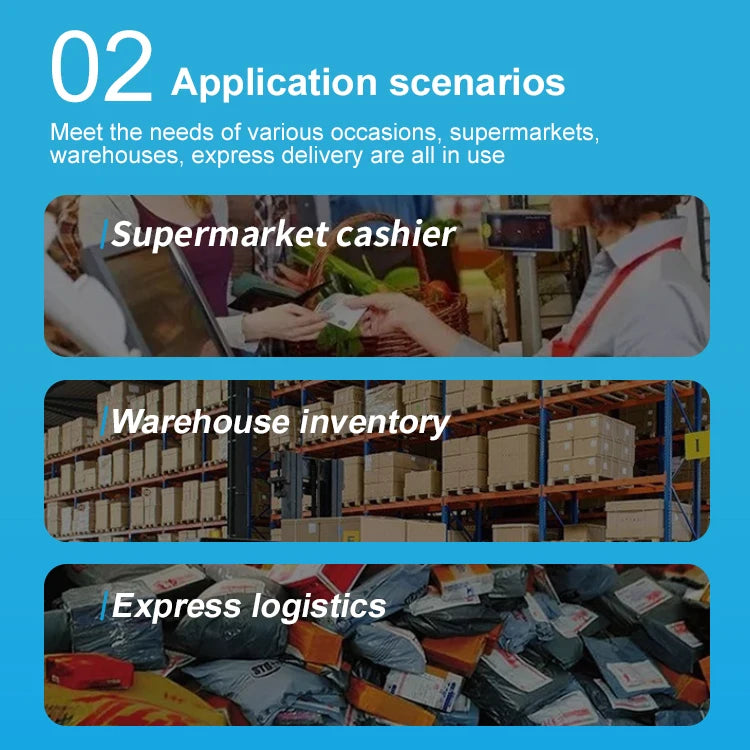 2D 1D Barcode Reader Wireless QR Bar Code Scanner CMOS Image High-speed Decoding Bluetooth Handheld Scanner for store