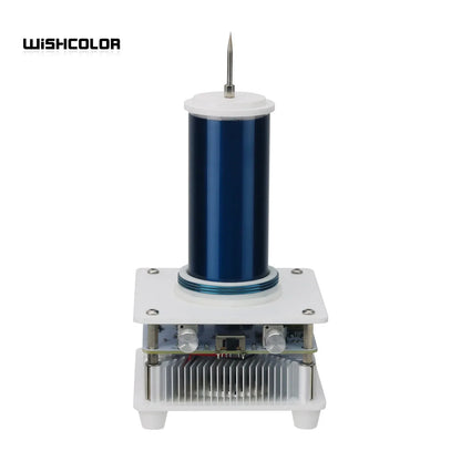 Wishcolor YSKJ-36 Blue/Golden Double Class E Tesla Coil with 10cm Thin Arc Support Music Bluetooth Playback