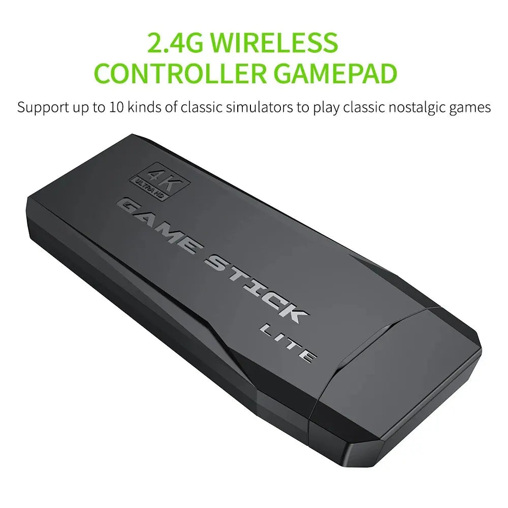 New M8 Video Game Console 2.4G Double Wireless Controller Game Stick 4K 20000 Games 64 Retro Games for Children's Christmas gift