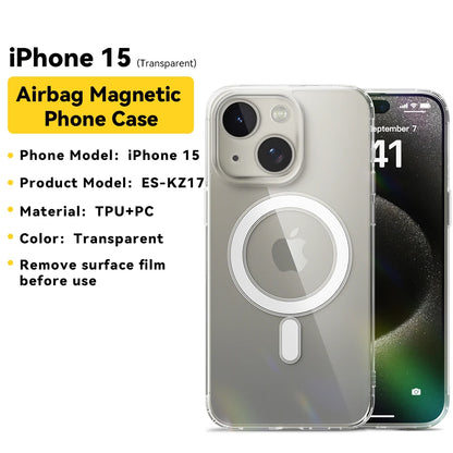 Essager Magnetic Case for iPhone 15 14 13 12 Pro Max Case Shockproof Cover for iPhone 14 Pro Max 15 Plus 15pro Macsafe TPU Cases