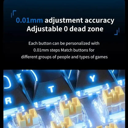 New Ajazz Ak820 Max Ultra/MAX Magnetic Switch Mechanical Keyboard 8k 128khz 0.01mm Rgb Customized Wired Gaming Keybaord E-Sports