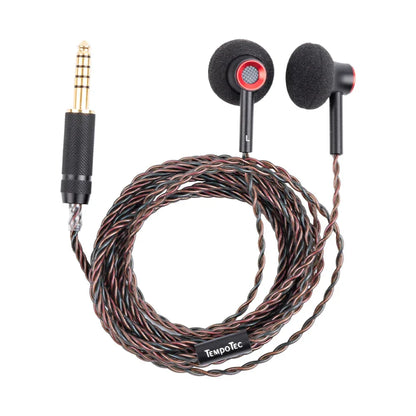 TempoTec IM01 Flathead 4.4mm earphones, IM05 3.5mm cable-detachable,0.78mm pin HiFi in-ear earphones 1DD+4BA