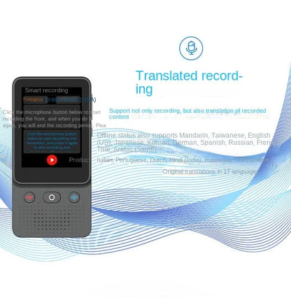 AI Intelligent Voice Translation Machine for 138 Online Languages, Photo Translation, Recording, Transcription, and Translation