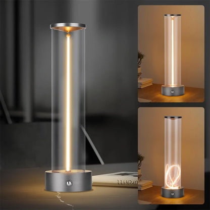 Magnetic LED Table Lamp Touch Control Cordless Night Lamp USB Rechargeable Desk lamp For Bedroom Ambient Night Lights led