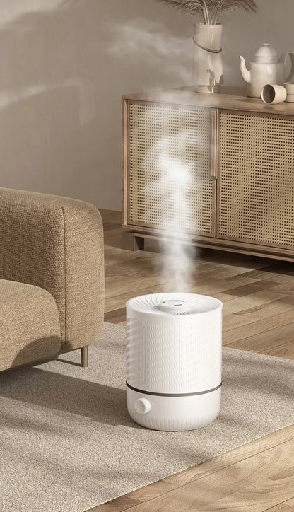 5L Large Capacity Air Humidifier Smart Humidifier with Rotating Mist Auto Shut-Off High Fequency Humidifier Ultra Quiet for Home