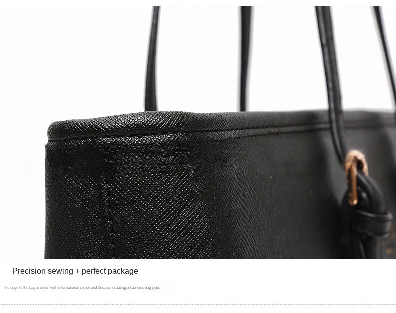 Women Large Capacity Bucket Tote Bag Shoulder Handbag Mommy Bag Work Travel Casual Purse