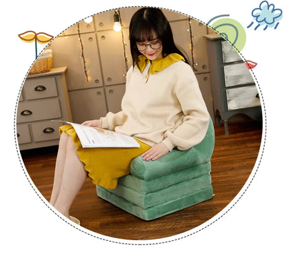 Home Cute Princess Style Folding Sofa Bed Multifunctional Lazy Leisure Single Seat Sofa For Home Decor Living Room Furniture