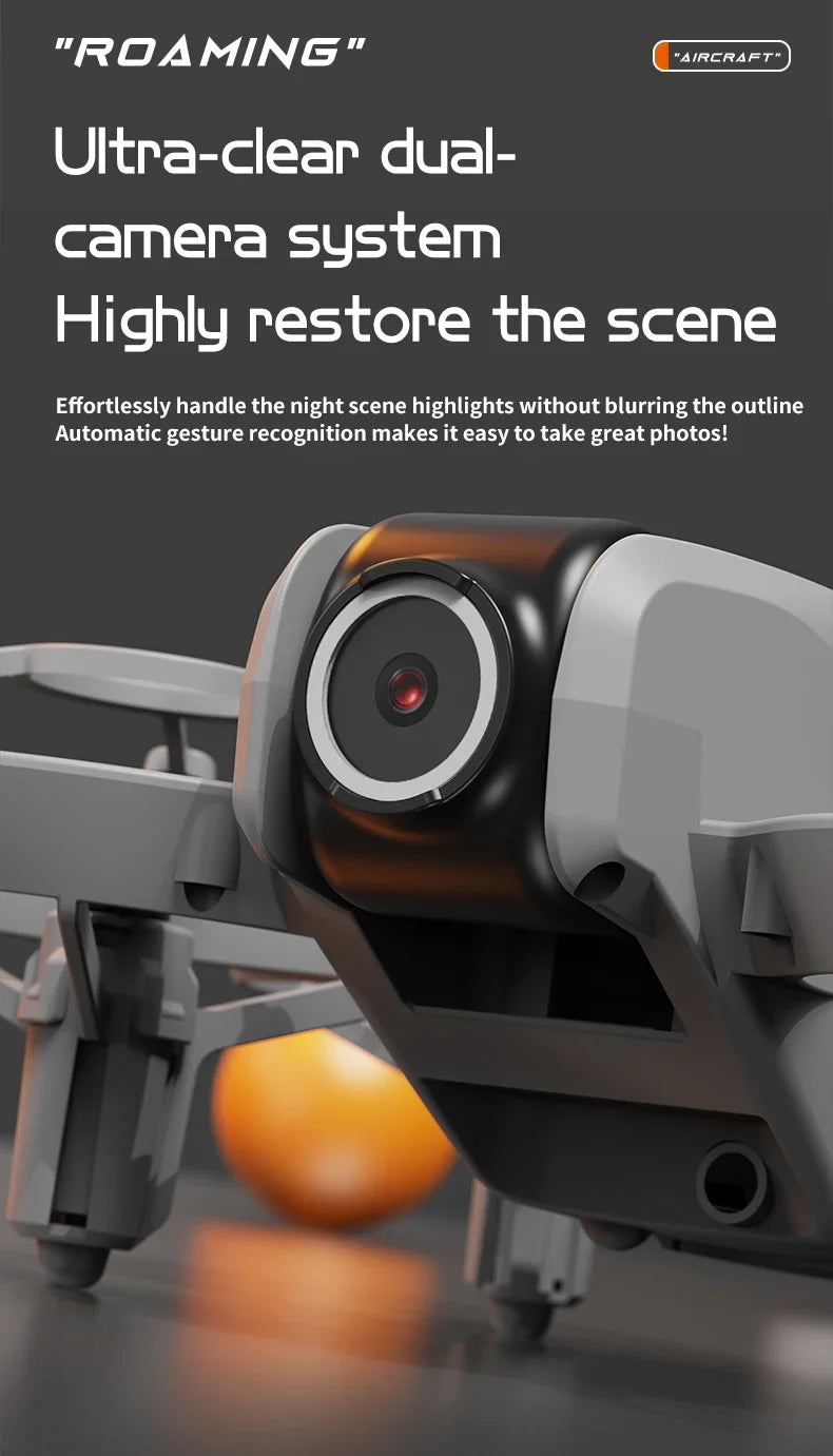 X228 Drone with VR Glasses 4K 2.4G WIFI Positioning Professional HD Aerial RC Plane HD Dual Camera Quadcopter Aerial Drones Toys