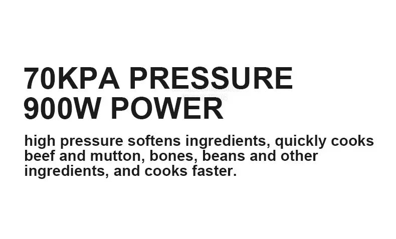 Olayks Electric Pressure Cooker 5L Non-Stick Liner 70KPa Multi Rice Cooker For 5-6 Person Home Appliances OLK-50D1