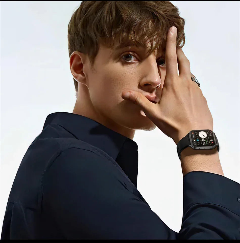 New Bip 6 Pro Smart Watch Men Outdoor Sports Fitness Track IP68 Waterproof Heart Rate BT Call 700 mAh Battery Smartwatches Women