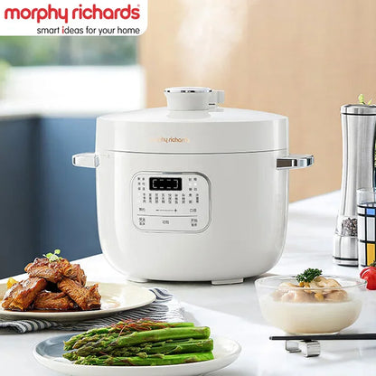 MOPRHY RICHARDS 2.5L Electric Rice Cooker 70Kpa Pressure 220V Multi Cooking Pot Home Appliances 800W Heating Stew Soup Beef