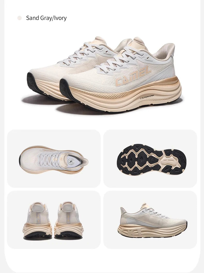 GOLDEN CAMEL Men's Sports Shoes Fashion Sneakers Rebound Cushioning Non-slip Running Jogging Shoes for Men Comfortable