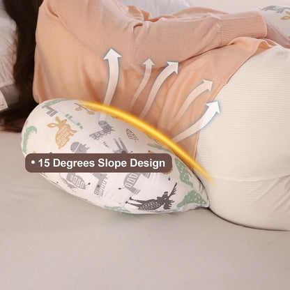 Pregnancy Pillow Maternity Pillow for Side Sleeping Soft Pregnancy Body Pillow Maternity Pillow w/ Detachable Adjustable Pillow