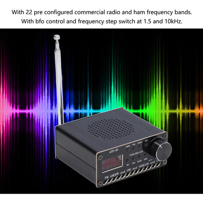 ATS-20 Radio Full Band Receiver DSP FM AM SSB Si4732 Portable Rechargeable with Antenna