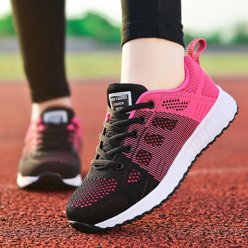 Women Sneaker Shoes Fashion Lace Up Women Sport Sneaker Plus Size Women's Sports Shoes Elegant Footwear Shoes For Ladies