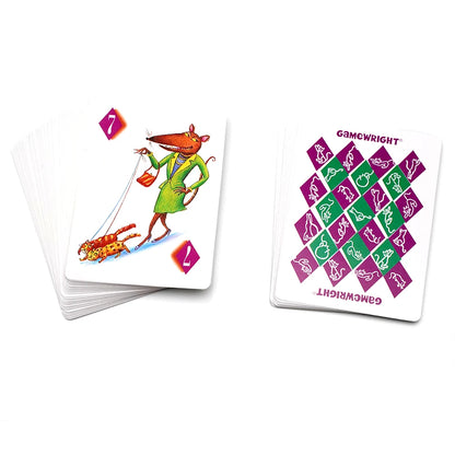 Rat a Tat Cat - Fun Numbers card Game with Cats (and a few rats) For Ages 6 and up ﻿