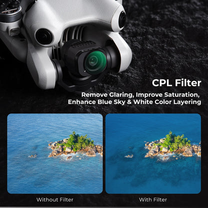 K&F CONCEPT Drone Lenses Filter for DJI Mini 4 Pro Filter UV CPL ND NDPL16 32 64 128 256 Black Mist 1/4 ND1000 Camera Filter Set