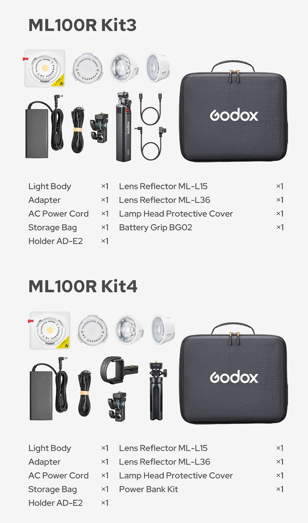 Godox ML100R 110W RGB LED Video Light 2800-6500K 11 FX Effects APP Control Godox Mount for Filmmaking/Live Streaming/Vlog