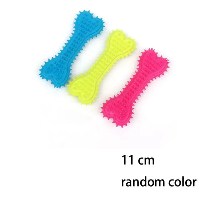 Pet Chew Toys Set Bone Pacifier Thorn Ring TPR Dog Molar Stick Teeth Cleaning Bite Resistant Puppy Teething Toy Boredom Relief