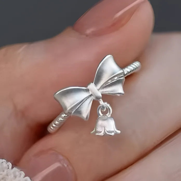 VENTFILLE 925 Sterling Silve Love Heart  Ring for Women Girl Gift Line Pearl Korean Sweet  Jewelry Birthday Gift Dropshipping