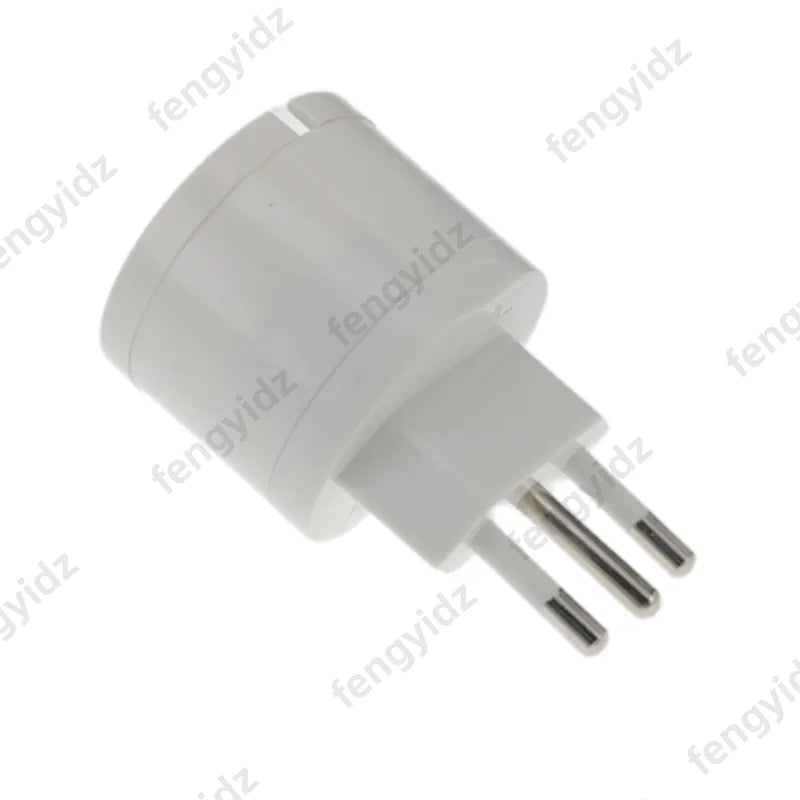 3PCS 1500W Europe Germany to Italy Travel Adapter 10A 250V Power Plug Converter for Italy Syria Uruguay Chile Electrical Socket