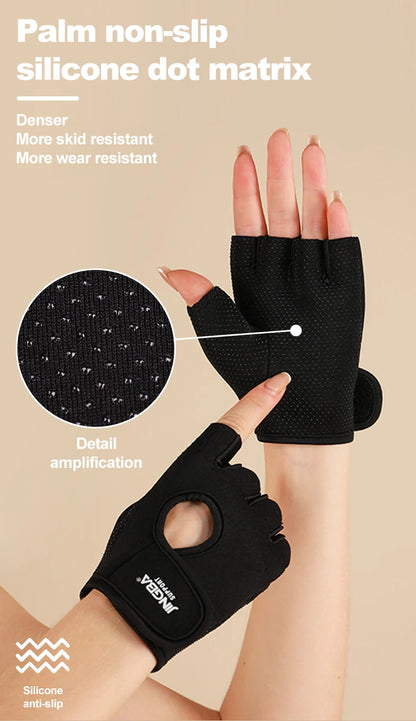 Unisex Gym Workout Gloves for Weight Lifting Fitness Body Building Sports Training Cycling Exercise - Durable Protection Grip
