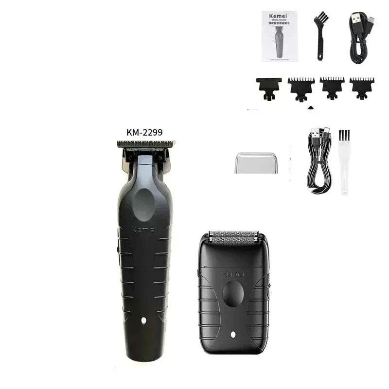 Kemei KM-2296 KM-2299 KM-T95 Professional Hair Clipper Kit or Blade Shaver Male Hair Cutting Machine Men’s Trimmer Machine