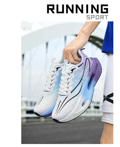 Running Shoes Men Sports Carbon Board Marathon Breathable Light Comfort Women Athletic Sneakers Jogging Tenis Air Cushion 2026