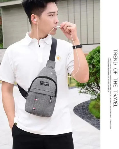 Men's Waterproof Fanny Pack with Adjustable Strap for Outdoor Activities Large Capacity Travel Running Hiking Cycling