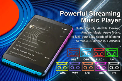 Famue PA03 Android Bluetooth MP3/MP4 Player Lossless Audio| 2.8" Screen | 80GB | WiFi | YouTube/Twitter/Spotify Download SQ HIFI